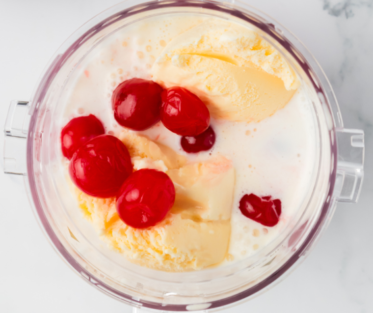Ninja Creami Five Guy's Cherry Milkshake