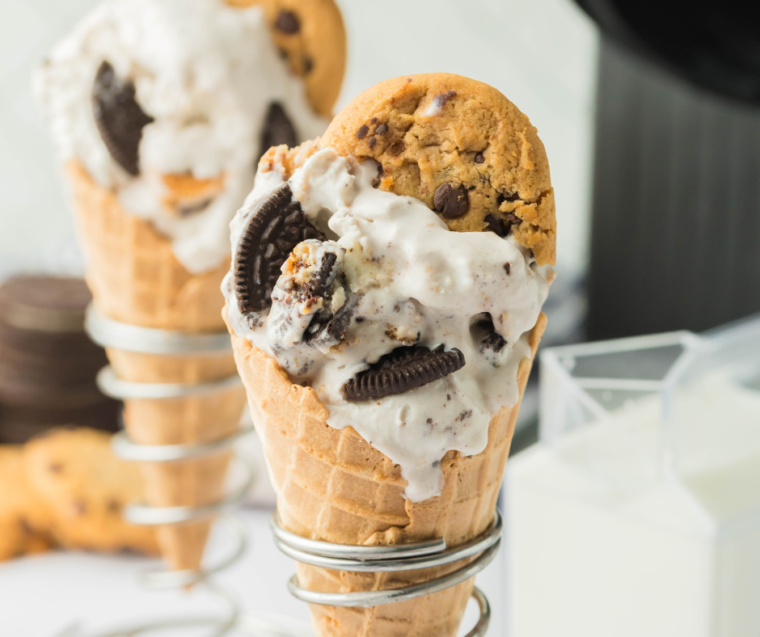 Ninja Creami Milk and Cookies Ice Cream