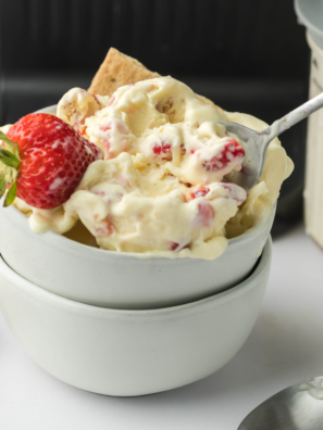 Ninja Creami Strawberry Cheesecake Ice Cream