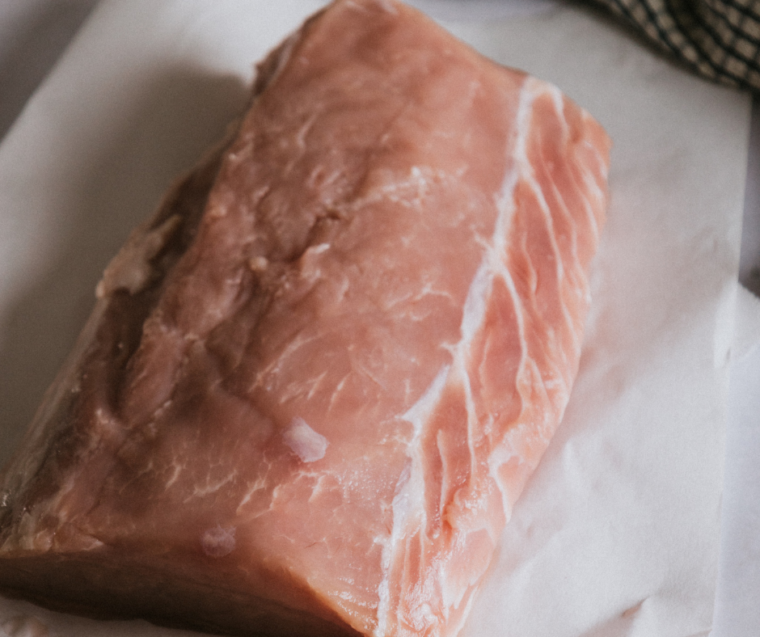 Ingredients needed for Ninja Foodi Grill Pork Tenderloin on kitchen table.