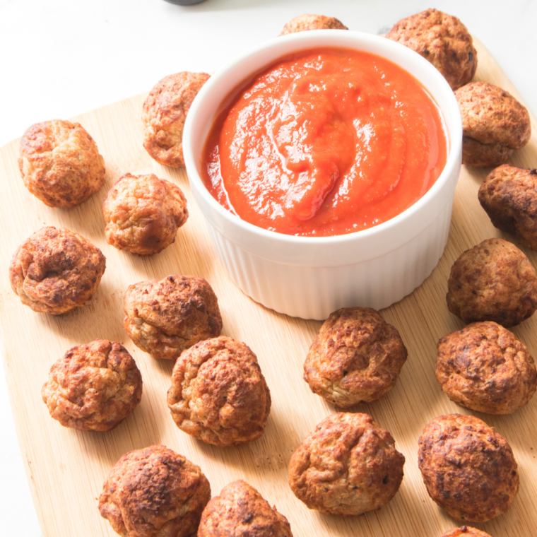 Air Fryer Cooked Perfect Meatball
