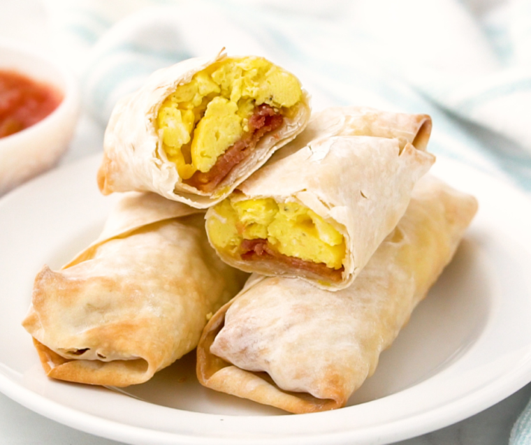 Air Fryer Starbucks Copycat Bacon, Sausage & Egg Wrap Recipe