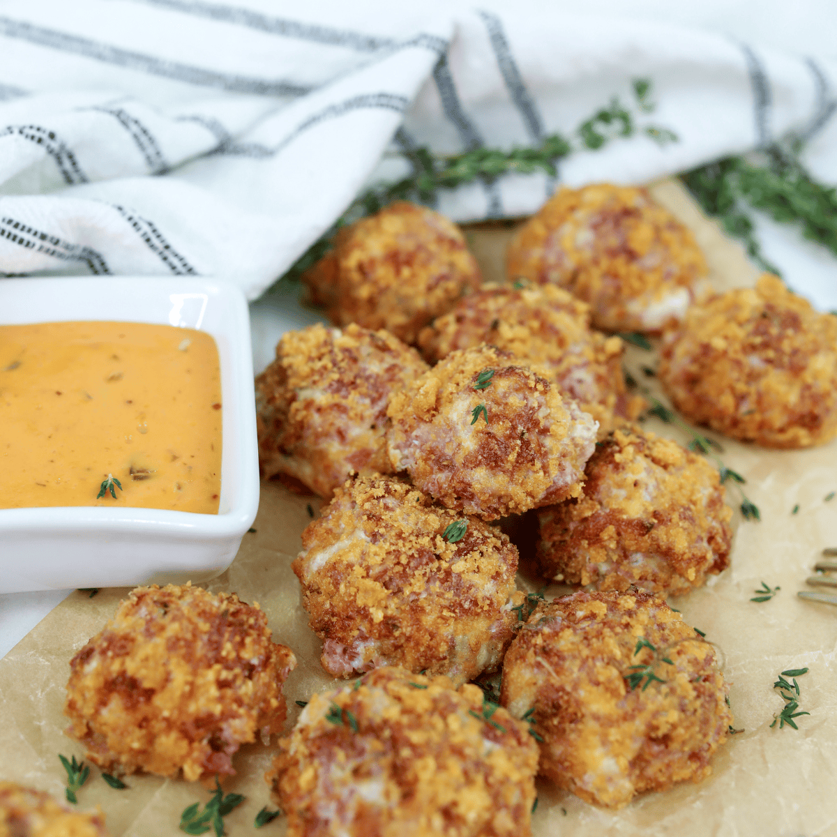 Air Fryer Reuben Fritters