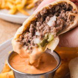 Make these irresistible Air Fryer Big Mac Wraps at home! Juicy beef, melty cheese, crisp lettuce, and special sauce wrapped in a warm tortilla—easy, delicious, and perfect for a quick meal.