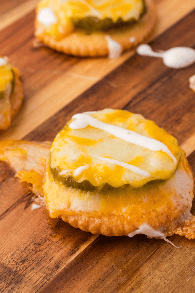 Cheesy Ritz Pickle Bites