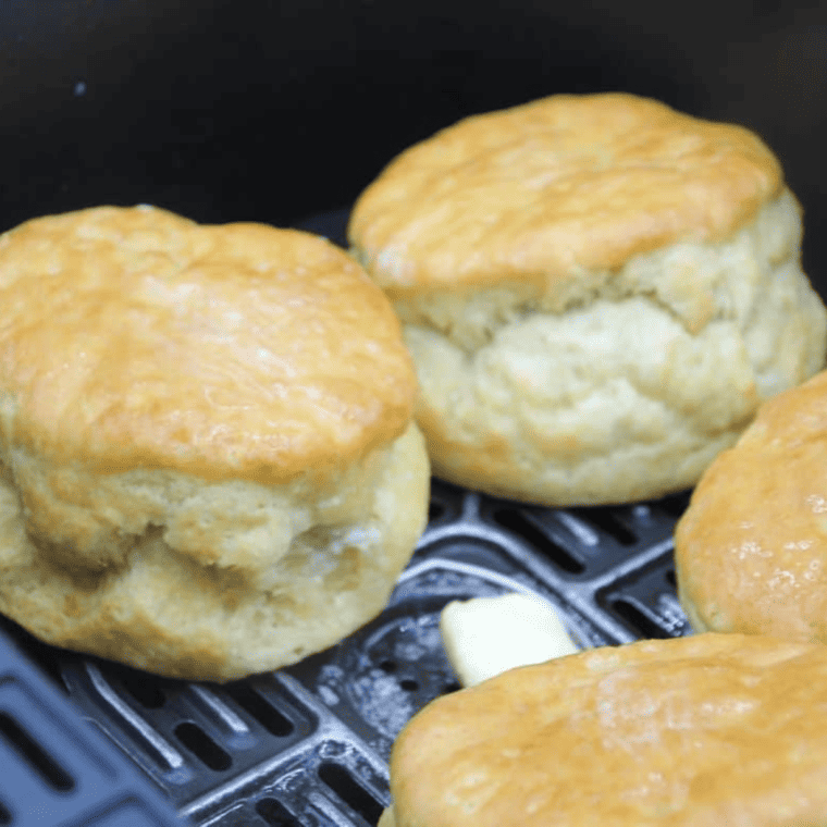 Freshly baked, buttery homemade Hardee's-style biscuits, golden and flaky.