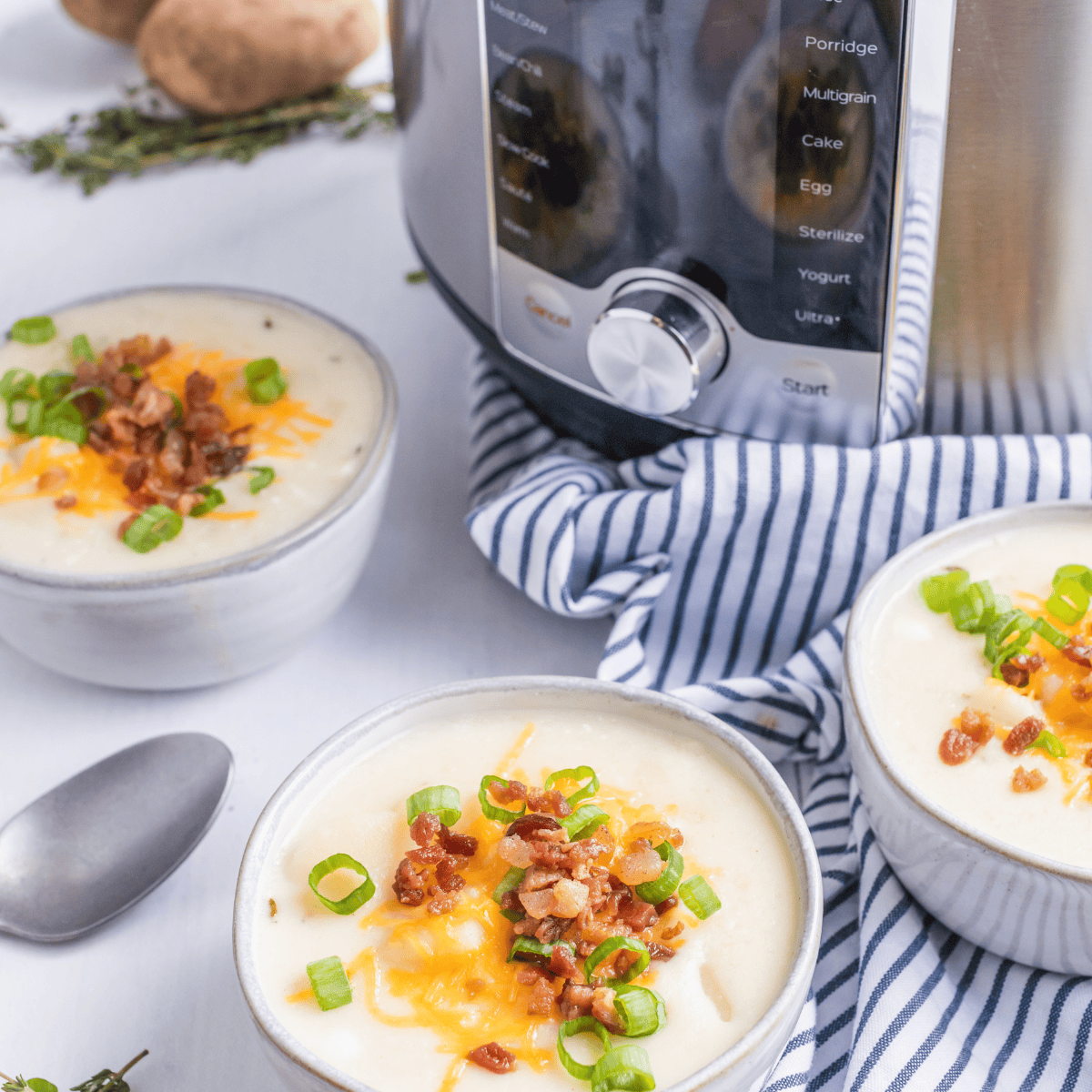 Instant Pot Panera Baked Potato Soup