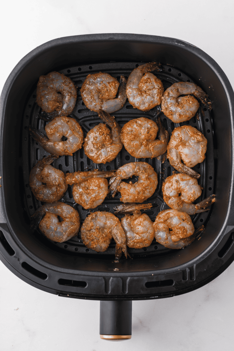 Jumbo shrimp tossed in the spiced honey-butter until evenly coated
