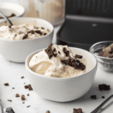 Sonic Blast Chocolate Chunk Brownie Copycat Ninja Creami Recipe with rich chocolate chunks, brownies, and creamy texture.