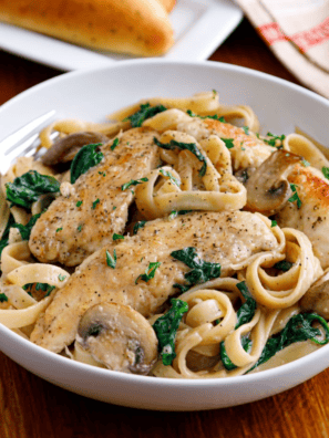 Barefoot Contessa Chicken Marsala with tender chicken in a rich mushroom and Marsala wine sauce.