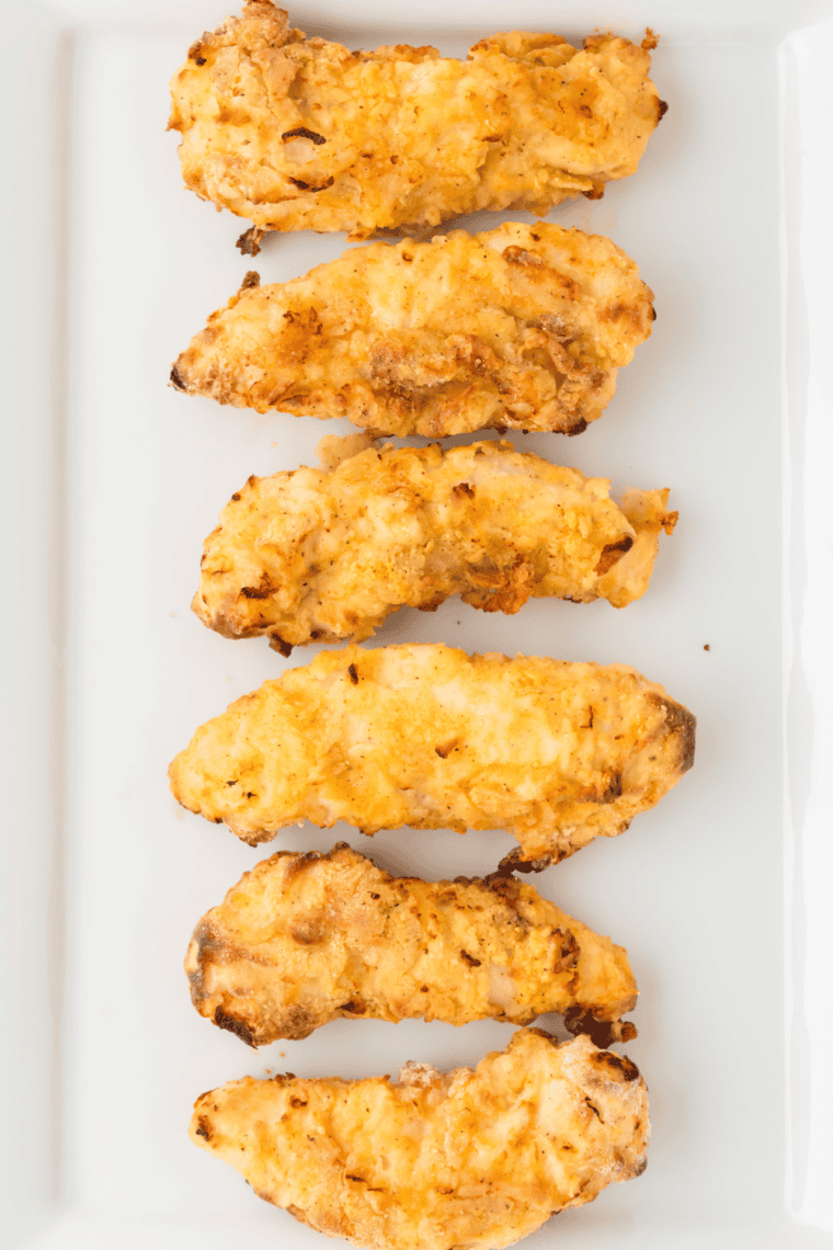 Cracker Barrel Fried Chicken Tenders served with dipping sauces and sides