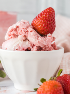 Ninja Creami Dairy Free Strawberry Ice Cream