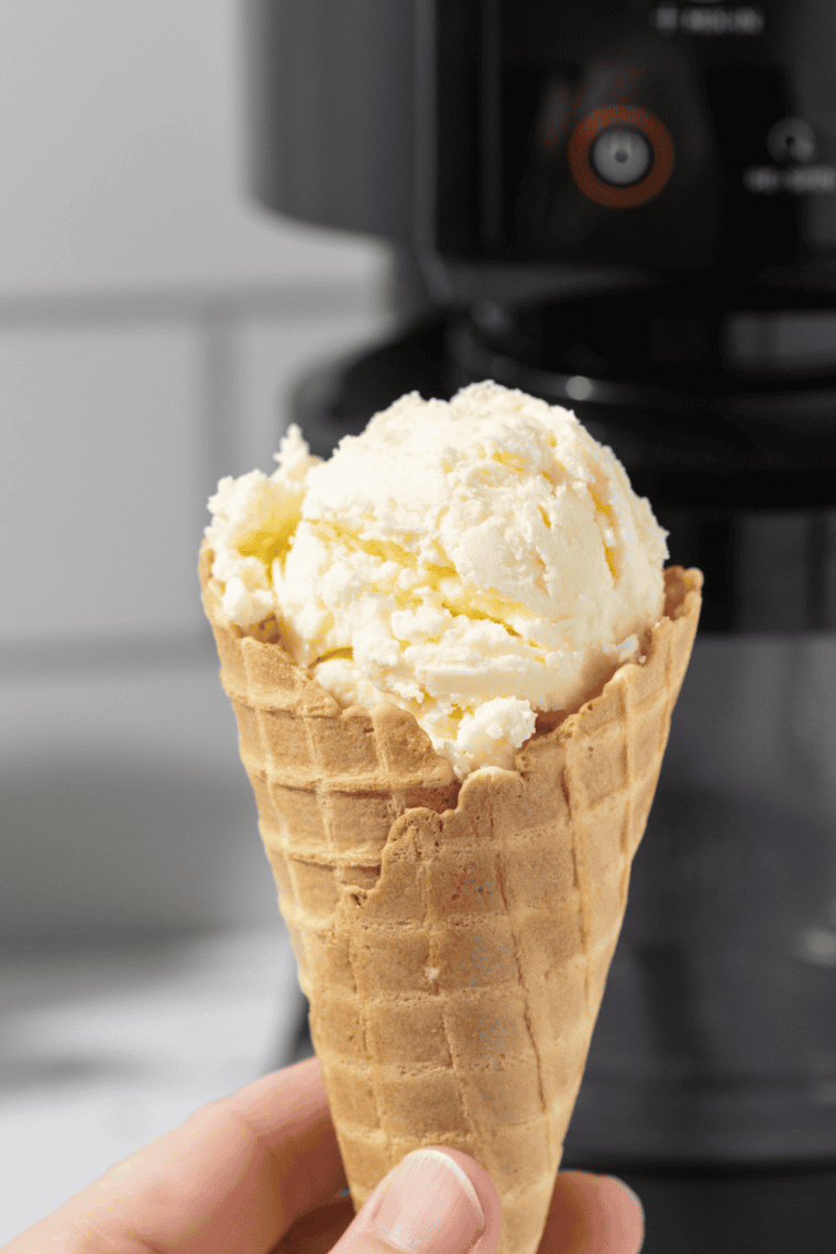 Delicious Ninja® CREAMi® Marshmallow Sky Ice Cream, featuring a creamy, smooth texture and marshmallow flavor for the perfect dessert.