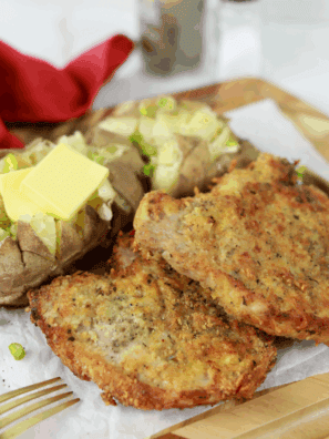 Copycat Italian Shake and Bake with crispy coating and Italian seasoning.