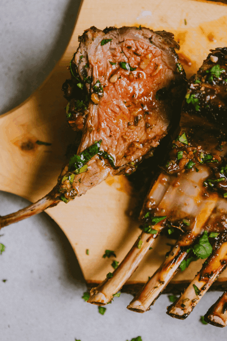 Masala Lamb Chops with rich spices and tender, juicy meat.