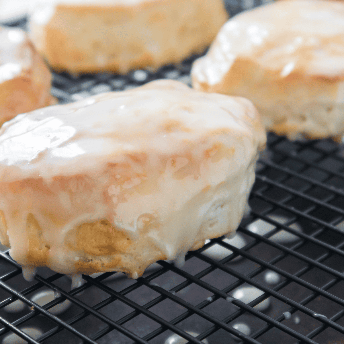 Air Fryer Maple Bar Donuts