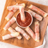 Air Fryer Pepperoni Cheese Crisps