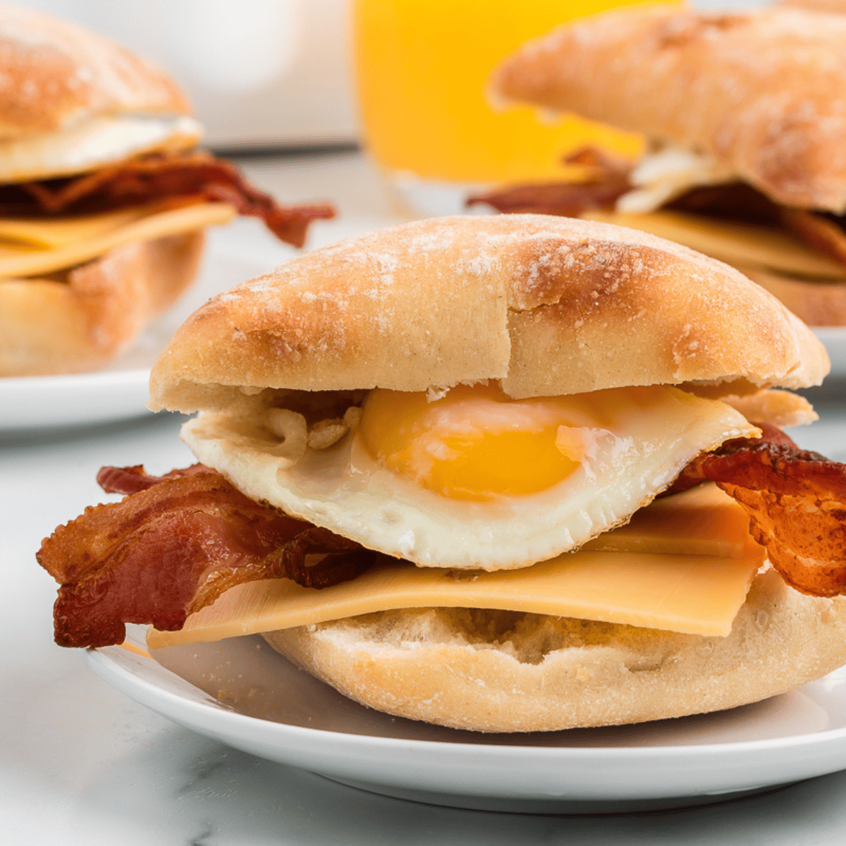 Copycat Starbucks Bacon Gouda Breakfast Sandwich