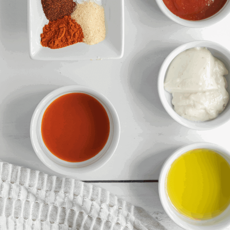 Ingredients needed for Dairy Queen Zesty Queso Recipe on kitchen table.