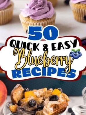 50 Quick + Easy Blueberry Desserts