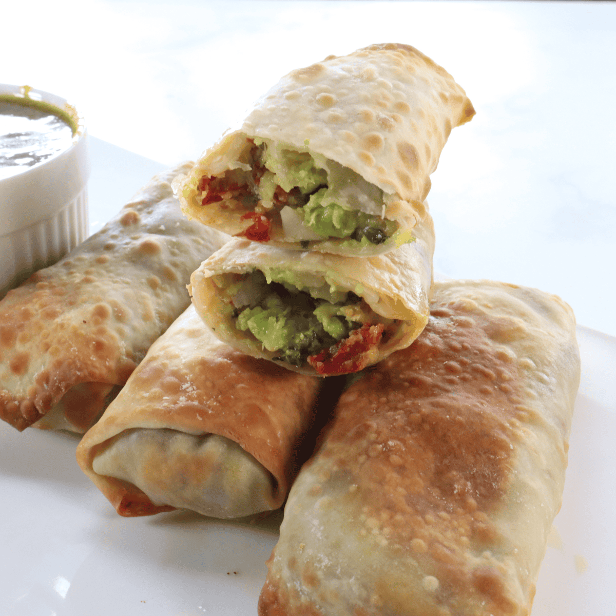 Easy BJ's Avocado Egg Rolls