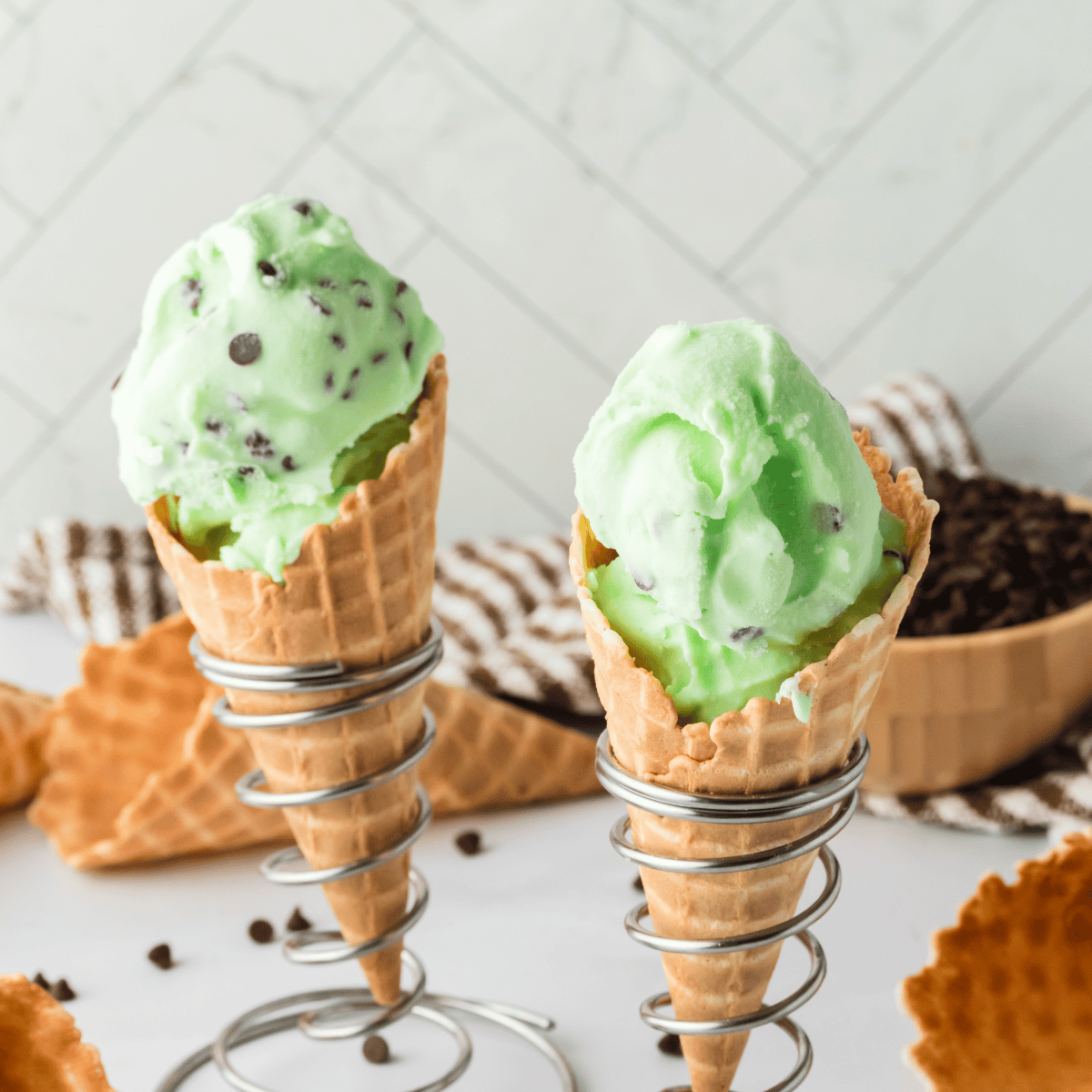 Ninja Creami Copycat Baskin Robbins Mint Chocolate Chip