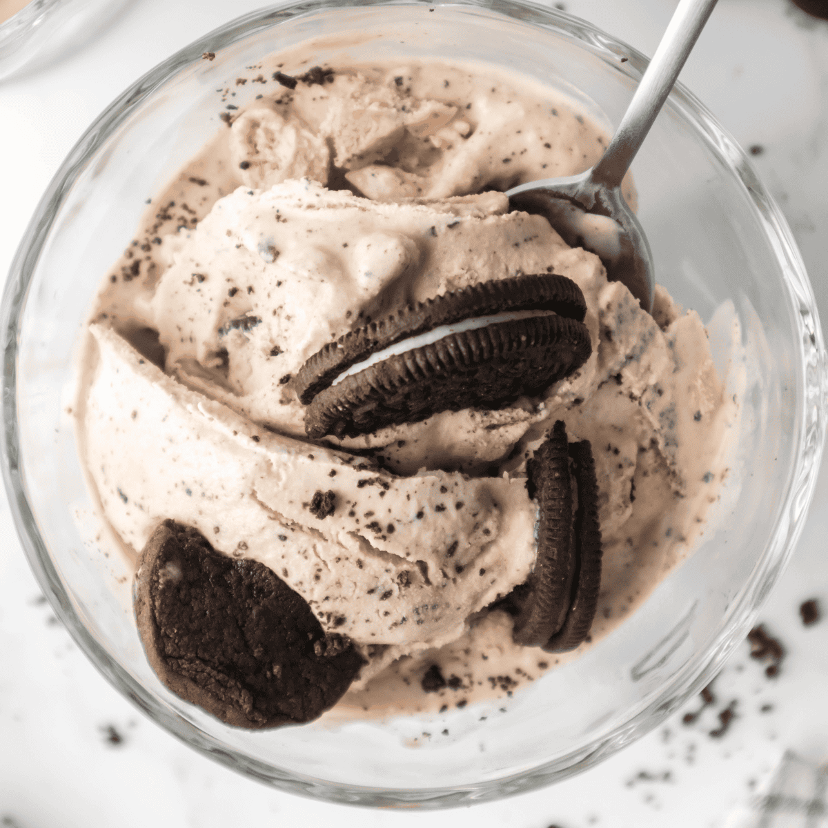 Ninja Creami Copycat Dairy Queen Oreo Fudge Brownie Blizzard