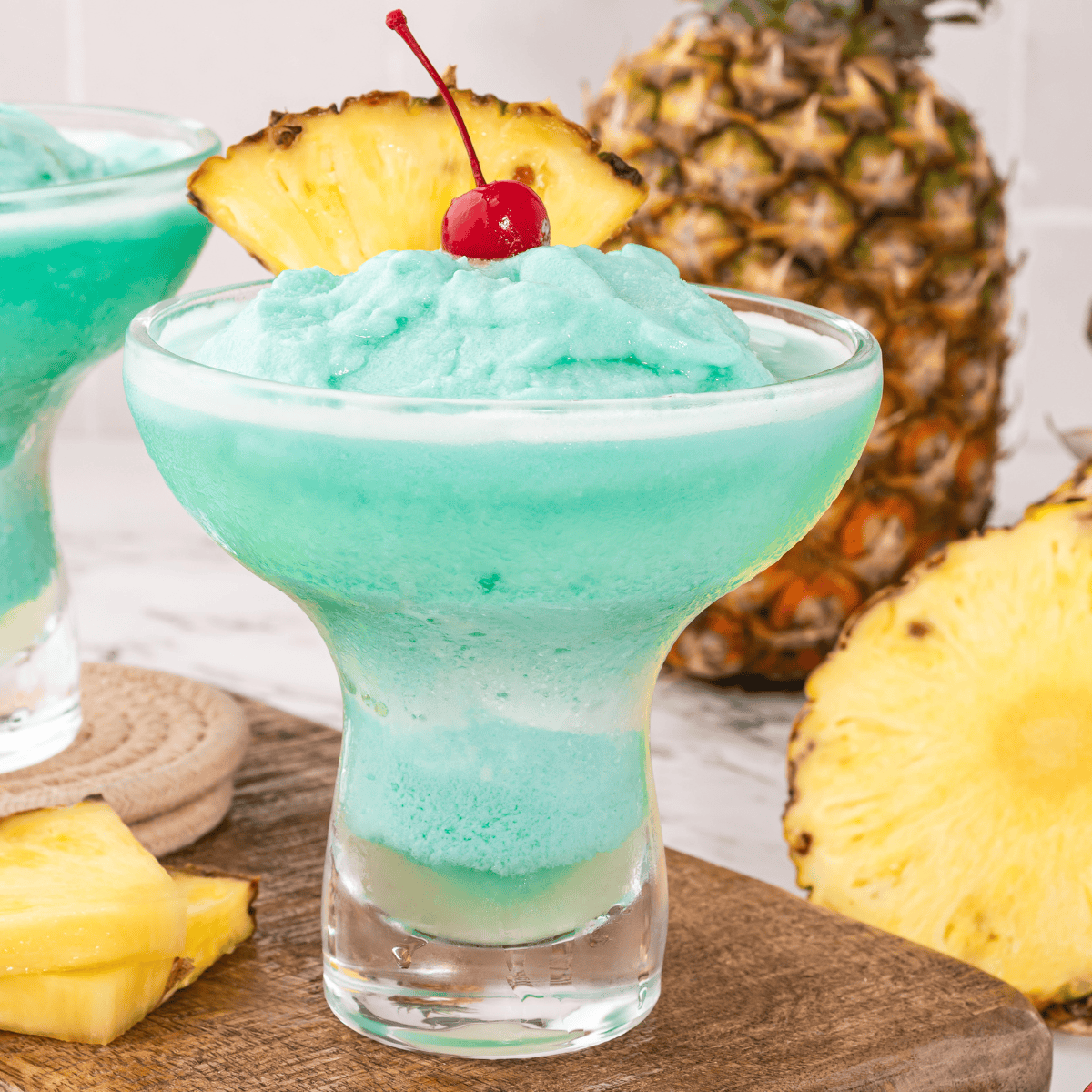 Ninja Slushi Easy Blue Hawaiian Cocktail Recipe