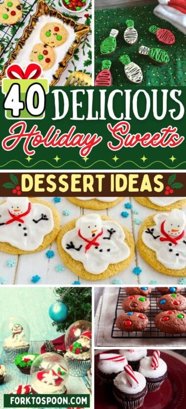 40 holiday dessert
