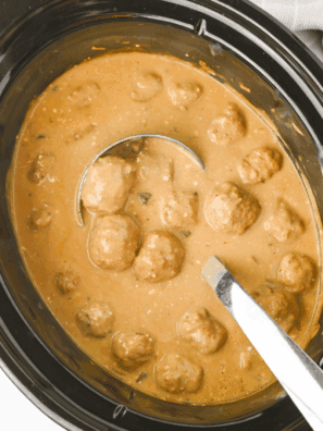 Easy Crockpot Swedish Meatballs