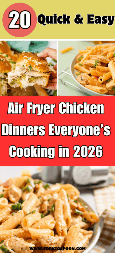 20 Easy Air Fryer Chicken Dinners Everyone’s Cooking in 2026