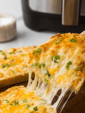 Air Fryer Cheese on Toast
