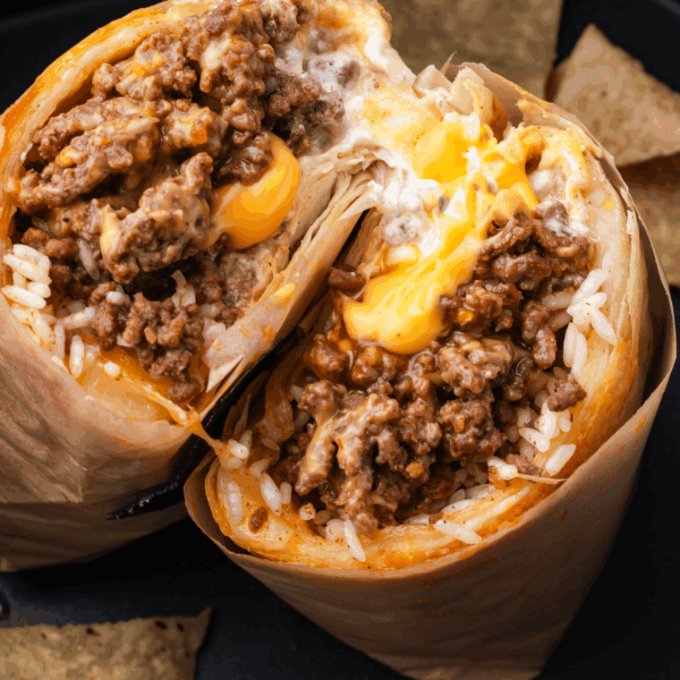 Juicy Blackstone griddle taco meat sizzling on the hot flat-top, ready to serve