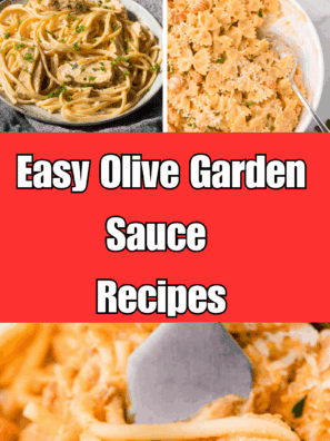Easy Olive Garden Sauce Recipes