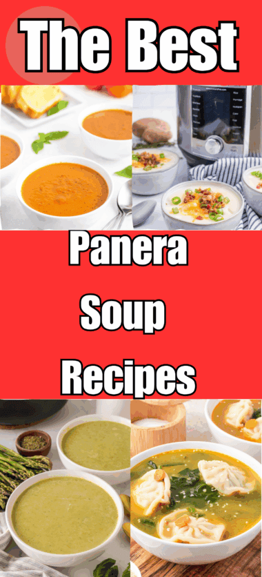 Panera Copycat Soup Recipes