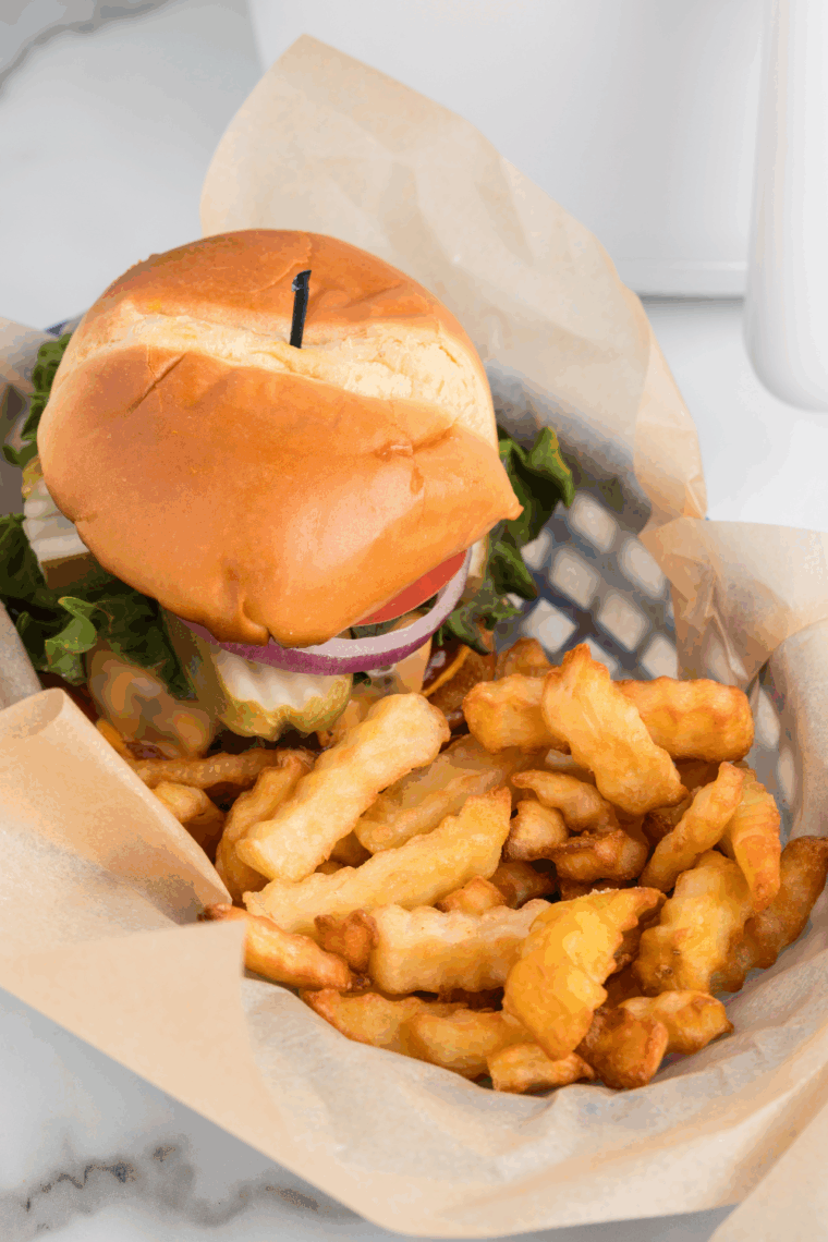 Culver’s Signature Sauce added to butter burgers.