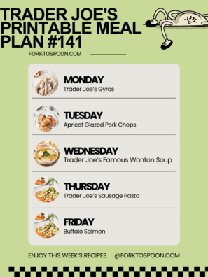 Trader Joe's Weekly Menu