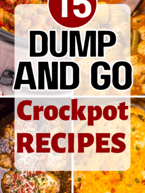 15 Dump and Go Crockpot Dinners (5 Min Prep!)