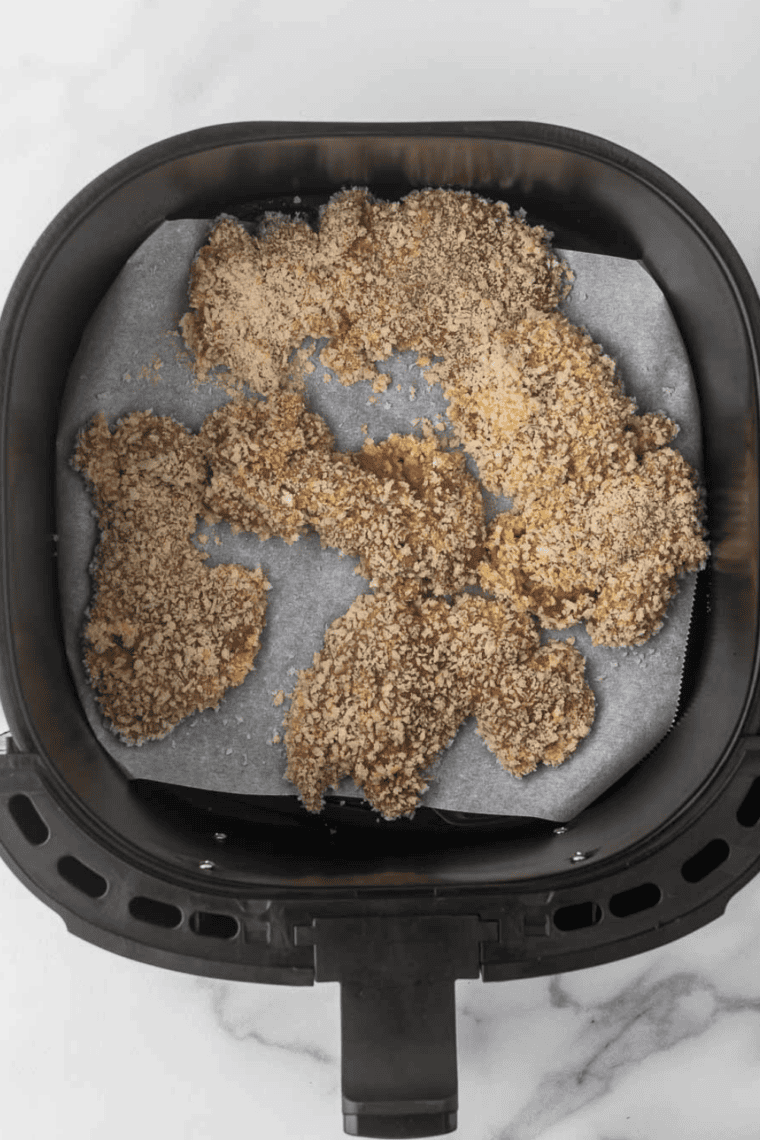 Preheat the Air Fryer: Air fryer basket preheated to 400°F, lightly sprayed with oil.
