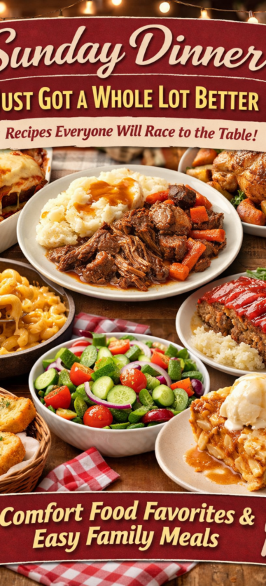 Sunday Dinner Just Got a Whole Lot Better — These Recipes Will Have Everyone Racing to the Table