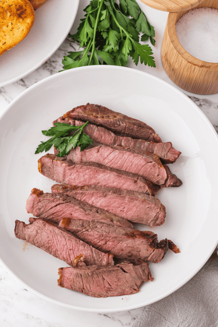 Bowl of homemade Copycat Kinder’s The Steak Blend seasoning ready to use