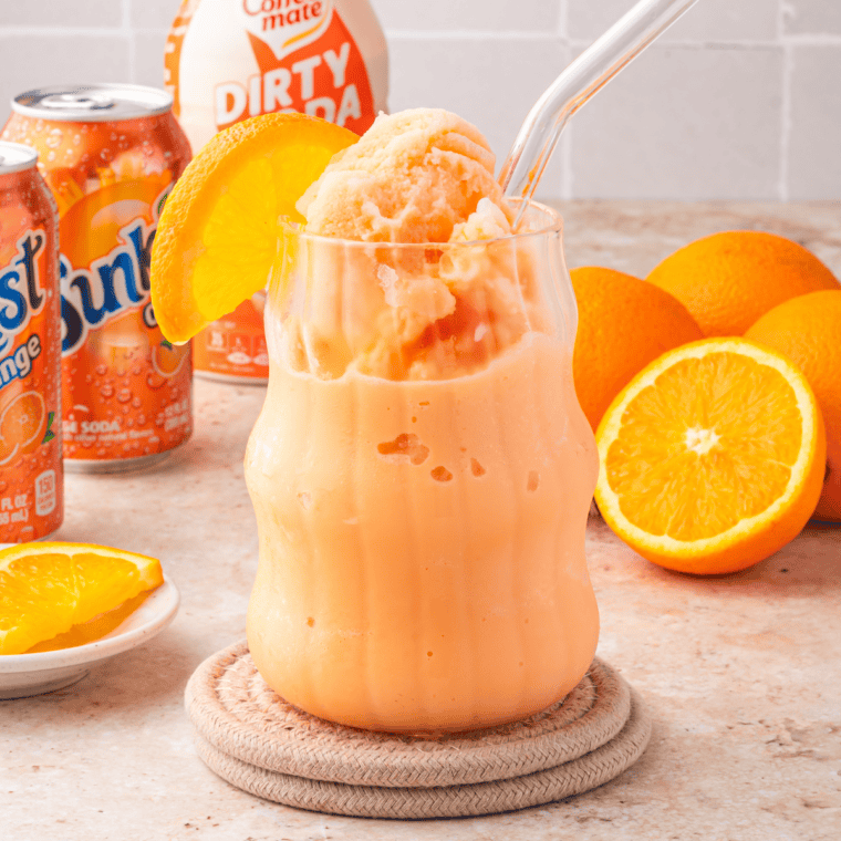 Make a refreshing Easy Ninja Slushi Frozen Dirty Orange Soda at home. This fizzy, frozen drink combines bold orange soda flavor with icy slushy texture—perfect for summer or parties.