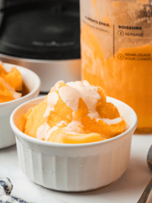 Ninja Creami Orange Creamcicle Italian Ice