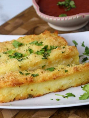 Air Fryer Two Ingredient Dough Breadsticks