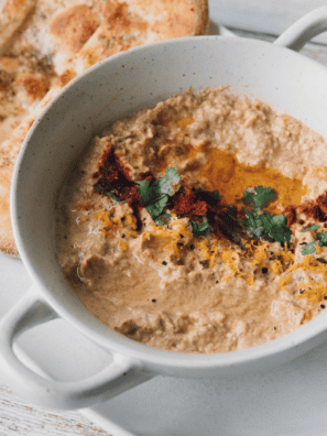 This Easy CAVA Roasted Eggplant Dip is smoky, creamy, and packed with rich Mediterranean flavor. It’s a simple homemade copycat dip that works perfectly as an appetizer, spread, or snack.