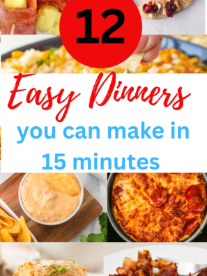 12 easy dinners you can make in 15 minutes