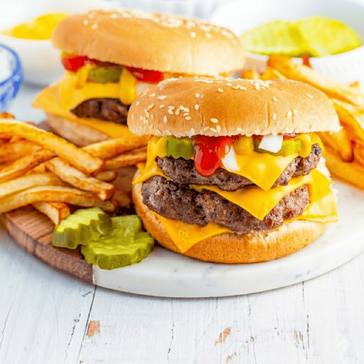 Copycat McDonald's Double Cheeseburger