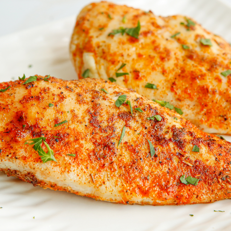 Morton’s Nature’s Seasoning copycat blend sprinkled on chicken