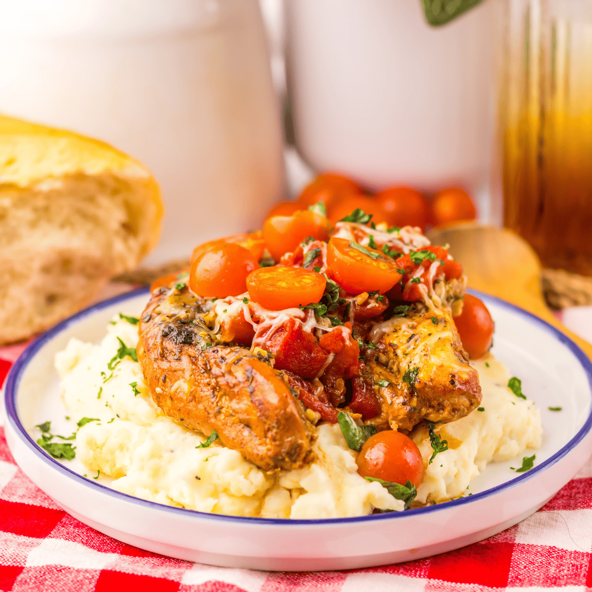 Crockpot Bruschetta Chicken