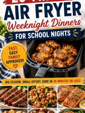 20-Minute Air Fryer Weeknight Dinners for School Nights